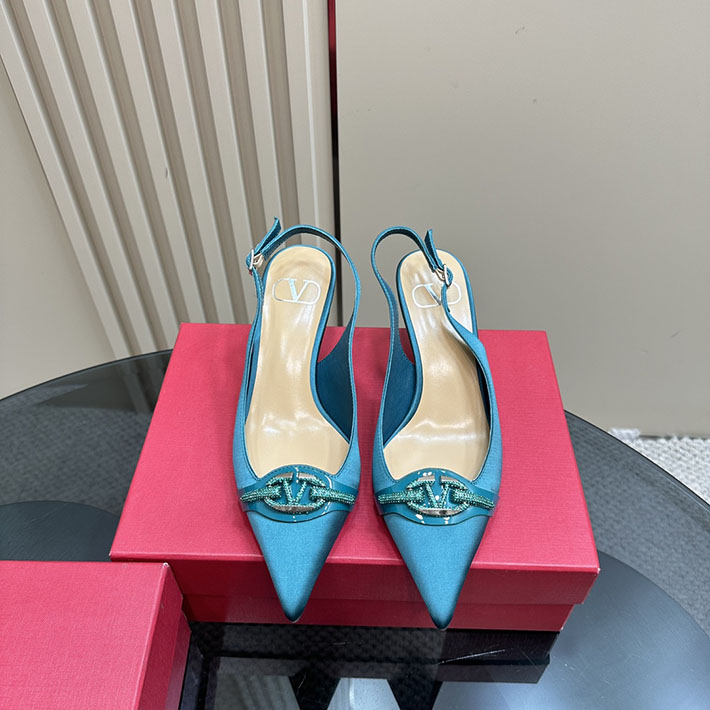 最高級ヴァレンティノスーパーコピー靴 ヴァレンティノパンプスコピー ヴァレンティノ パンプス リボン 2412285 スカイブルー - 画像 (10)