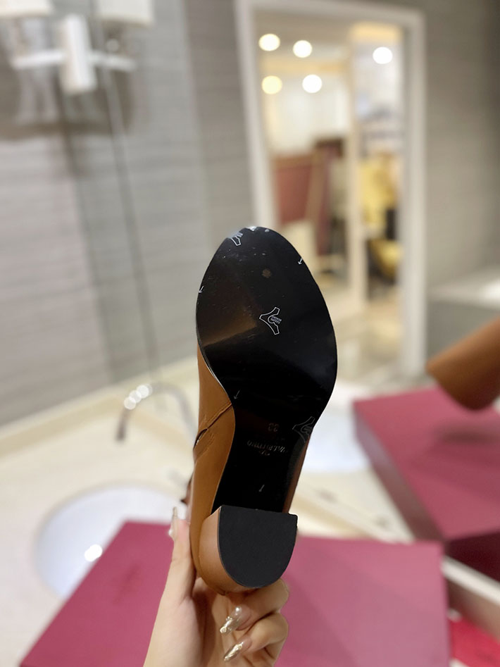 最高級ヴァレンティノスーパーコピー靴 ヴァレンティノブーツコピー VALENTINO カジュアル 長靴 レディース 2412419 ブラウン - 画像 (4)