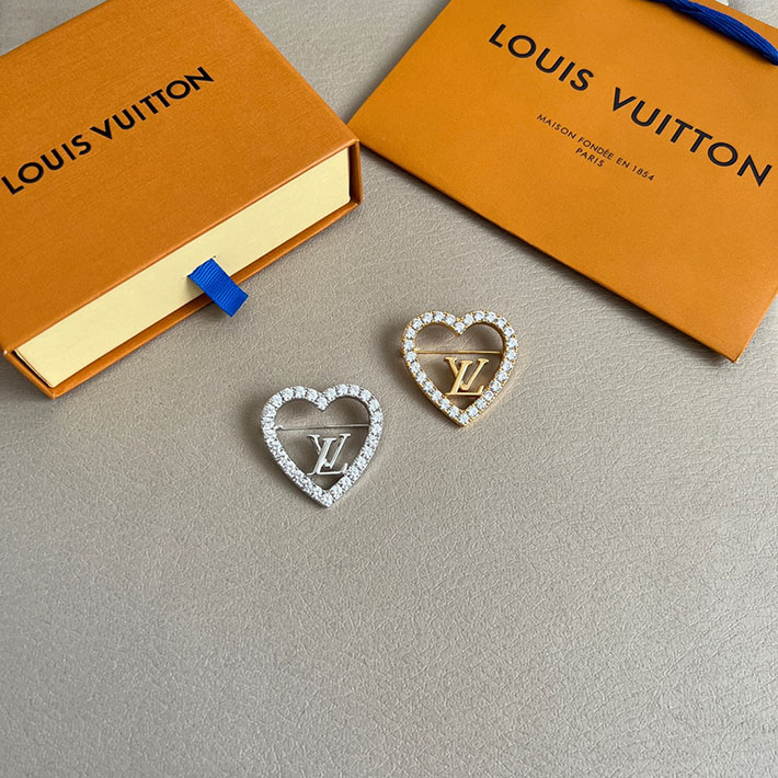 最高級ルイヴィトンスーパーコピー ルイヴィトンブローチコピー ブローチ・マイ LV ラブ M02163 ゴールド - 画像 (2)