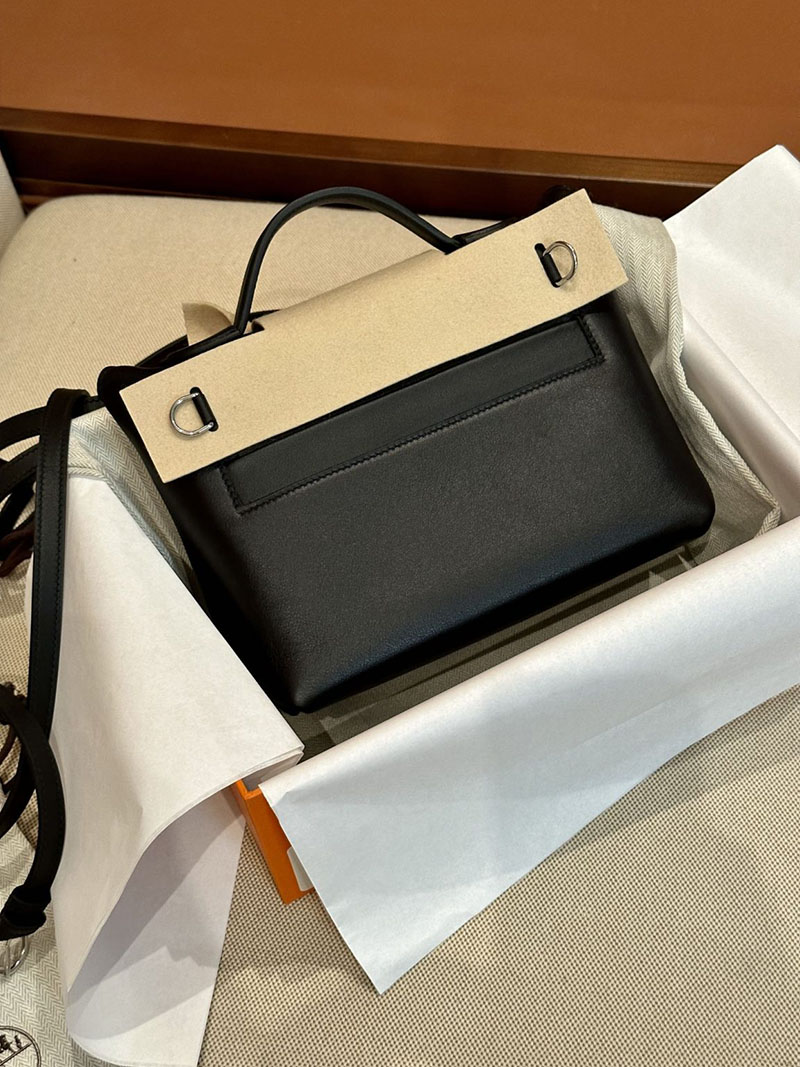 エルメス ヴァンキャトル 人気 エルメス ミニ ヴァンキャトル 黒 ブラック エバーカラー/スイフト シルバー金具 2412834 - 画像 (4)