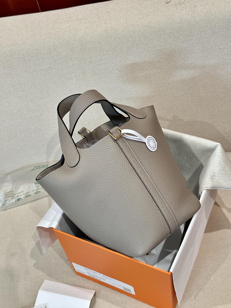 ピコタン オンライン 買えた エルメス ピコタンロック 18 PM グリアスファルト トリヨンクレマンス ゴールド金具 2412836 - 画像 (6)