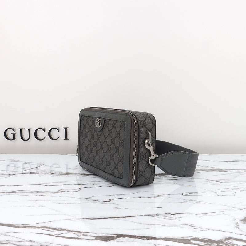グッチ オフィディア ミニ バッグ 771174 2ZGMN 1244 グレー&ブラック gucci ショルダーバッグ メンズ 人気 - 画像 (9)