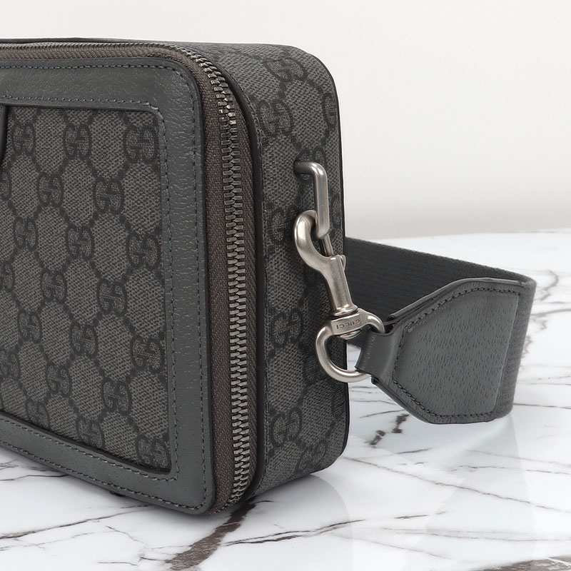 グッチ オフィディア ミニ バッグ 771174 2ZGMN 1244 グレー&ブラック gucci ショルダーバッグ メンズ 人気 - 画像 (4)