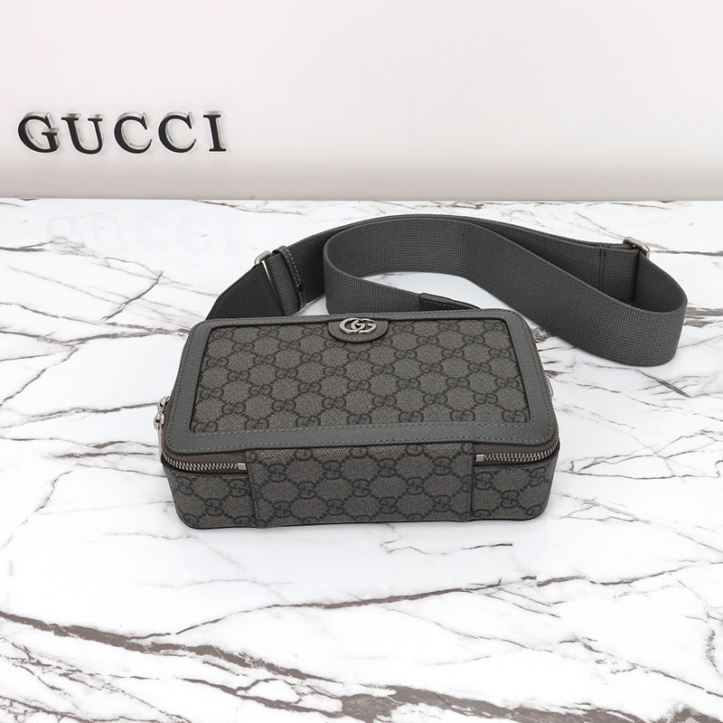 グッチ オフィディア ミニ バッグ 771174 2ZGMN 1244 グレー&ブラック gucci ショルダーバッグ メンズ 人気 - 画像 (3)