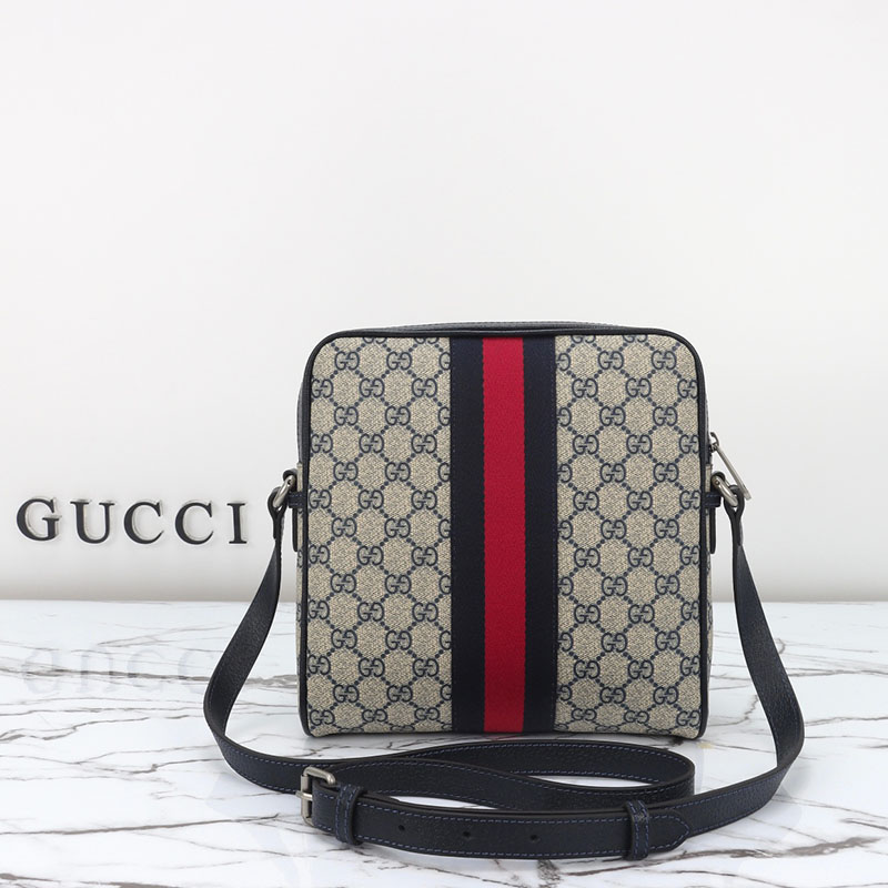 グッチ オフィディア GG スモール メッセンジャー バッグ 547926 96IWN 4076 ベージュ&ブルー gucci ショルダーバッグ メンズ 人気 - 画像 (8)