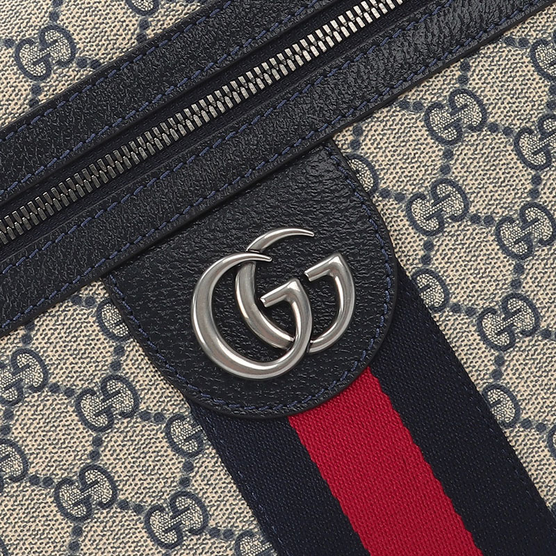 グッチ オフィディア GG スモール メッセンジャー バッグ 547926 96IWN 4076 ベージュ&ブルー gucci ショルダーバッグ メンズ 人気 - 画像 (7)