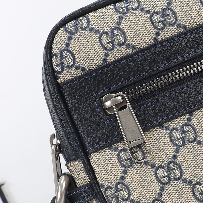 グッチ オフィディア GG スモール メッセンジャー バッグ 547926 96IWN 4076 ベージュ&ブルー gucci ショルダーバッグ メンズ 人気 - 画像 (6)