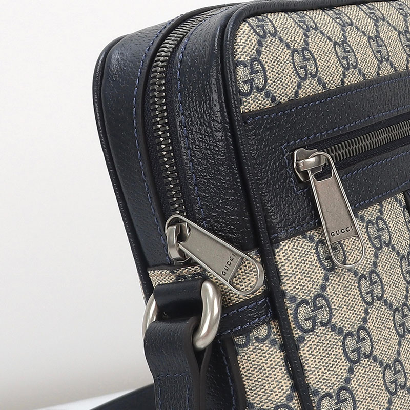 グッチ オフィディア GG スモール メッセンジャー バッグ 547926 96IWN 4076 ベージュ&ブルー gucci ショルダーバッグ メンズ 人気 - 画像 (4)
