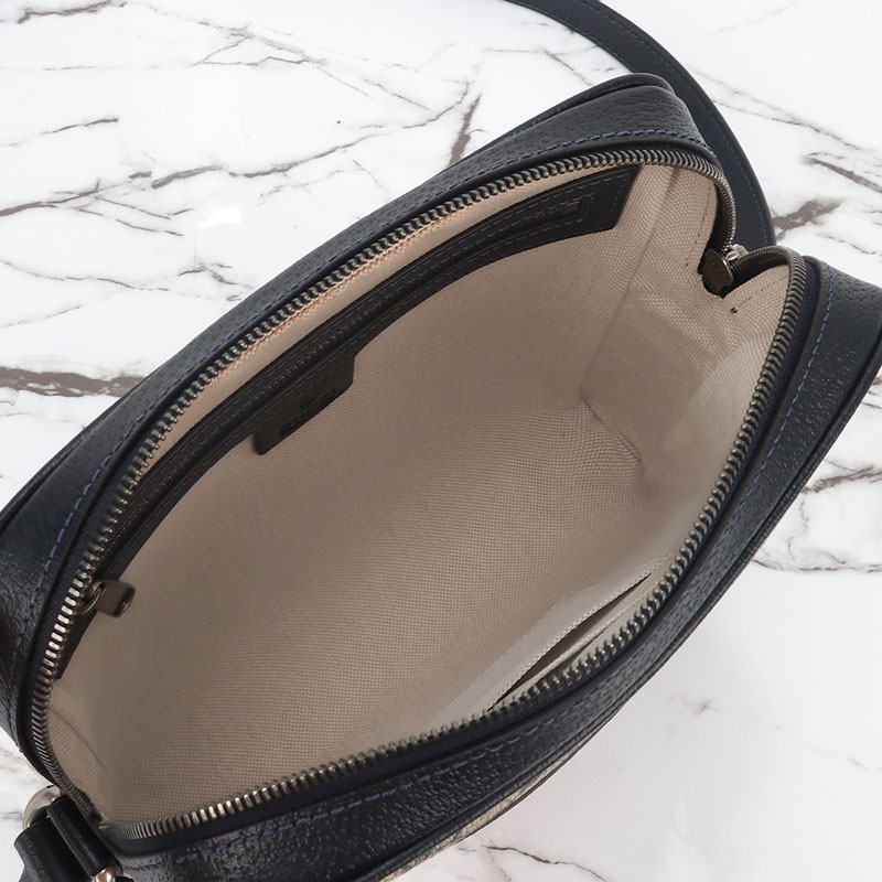 グッチ オフィディア GG スモール メッセンジャー バッグ 547926 96IWN 4076 ベージュ&ブルー gucci ショルダーバッグ メンズ 人気 - 画像 (2)