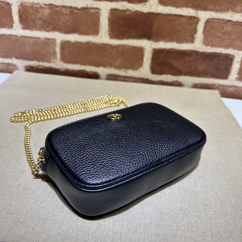 グッチ GGマーモント スーパーミニバッグ 772759 CAO0G 1000 ブラック GUCCI 可愛いミニバッグ ブランド - 画像 (4)