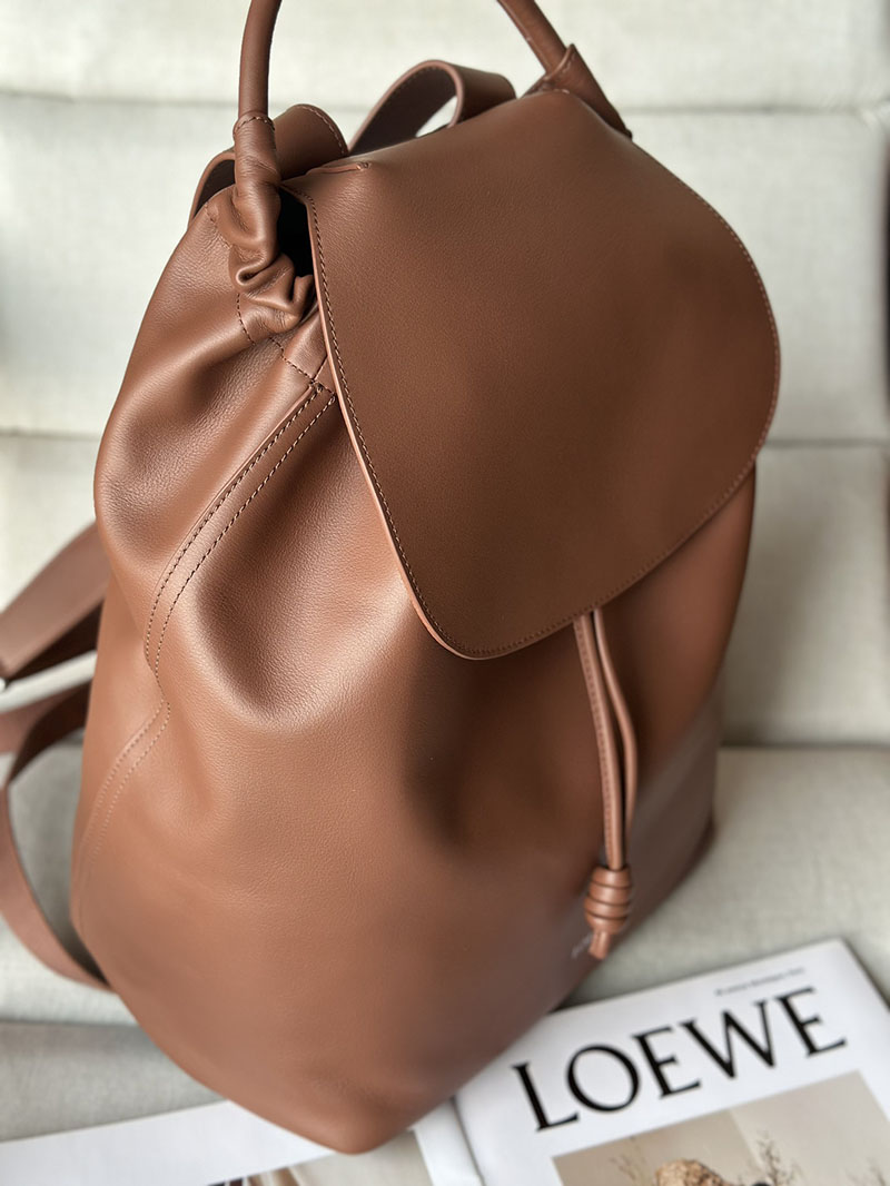 ロエベ リュック アウトレット LOEWE フラメンコ-バックパック B411FLKX01-4783 ブラウニー - 画像 (9)