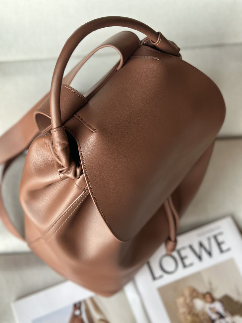 ロエベ リュック アウトレット LOEWE フラメンコ-バックパック B411FLKX01-4783 ブラウニー - 画像 (8)