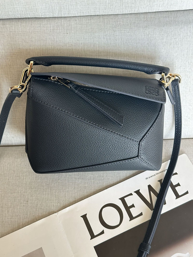 ロエベ バッグ アウトレット LOEWE パズル/パズルバッグ-ミニ A510P88X41-5544 ディープネイビー ゴールド金具 - 画像 (9)
