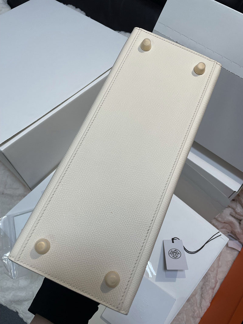 エルメス HERMES ケリー28 外縫い ナタ ヴォーエプソン ゴールド金具 2513503 ブランドバッグ アウトレット 激安 - 画像 (4)