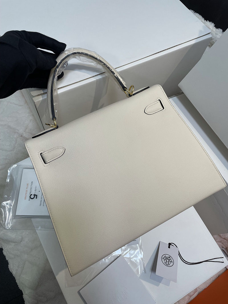 エルメス HERMES ケリー28 外縫い ナタ ヴォーエプソン ゴールド金具 2513503 ブランドバッグ アウトレット 激安 - 画像 (3)