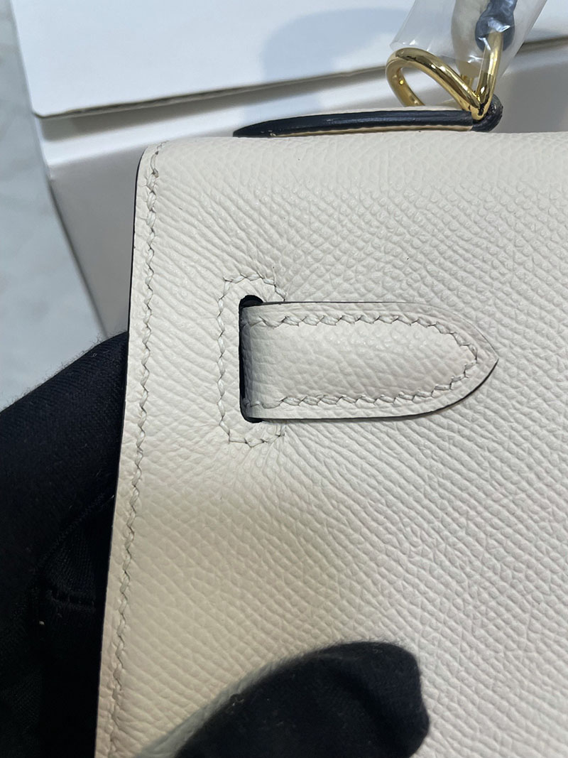 エルメス HERMES ケリー28 外縫い ナタ ヴォーエプソン ゴールド金具 2513503 ブランドバッグ アウトレット 激安 - 画像 (2)