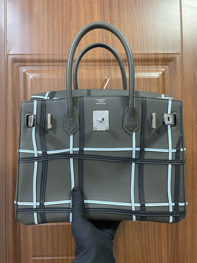 エルメス HERMES バーキン30 グリメイヤー エバーカラー/エバーカーフ シルバー金具 2513545 バーキン 入手困難 - 画像 (2)