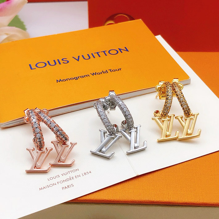 Louis Vuitton ルイヴィトン ピアス フープ・LV アイコニック シルバー M02276 ルイヴィトン ピアス 安い - 画像 (2)