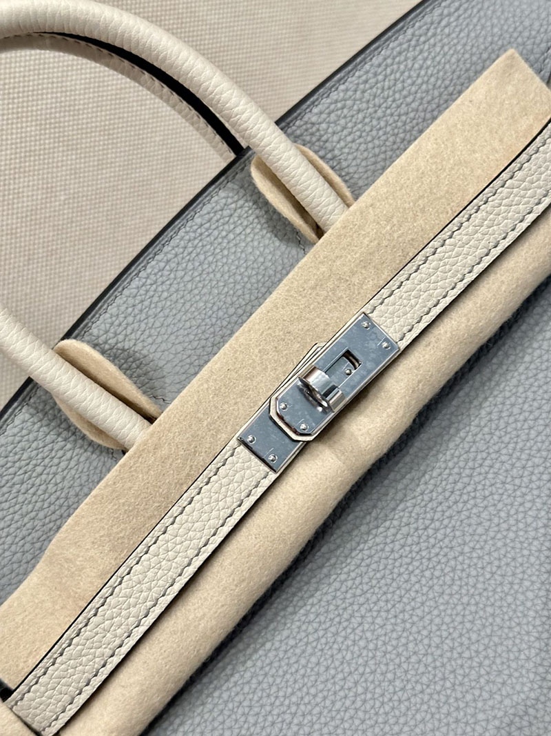 エルメス HERMES バーキン25 パーソナル ブルードプリュス/クレ トゴ シルバー金具 2412862 エルメス バーキン 新品 買い方 - 画像 (6)