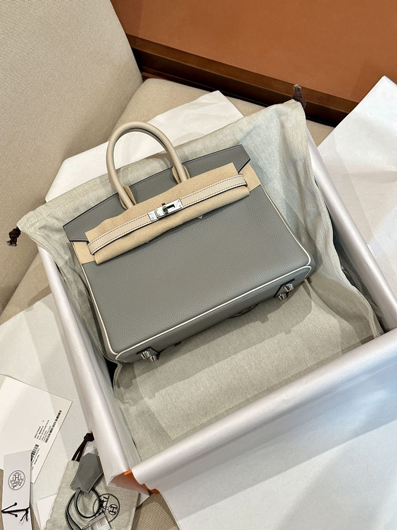 エルメス HERMES バーキン25 パーソナル ブルードプリュス/クレ トゴ シルバー金具 2412862 エルメス バーキン 新品 買い方 - 画像 (13)