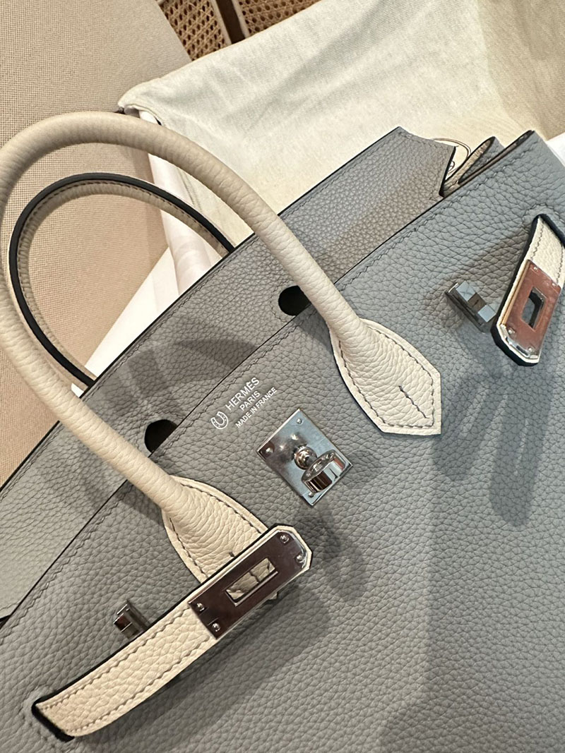 エルメス HERMES バーキン25 パーソナル ブルードプリュス/クレ トゴ シルバー金具 2412862 エルメス バーキン 新品 買い方 - 画像 (11)