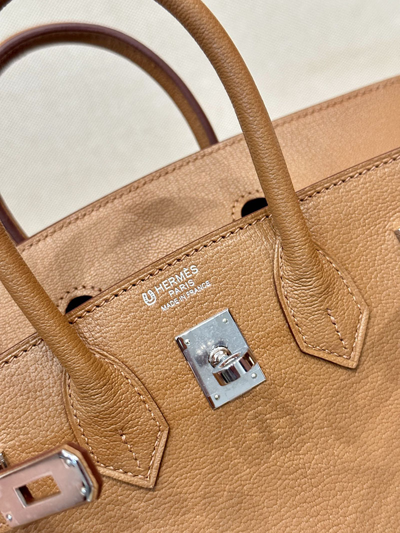 エルメス HERMES バーキン25 ゴールド シェブルミゾル シルバー金具 2412907 バーキン 25 新品 - 画像 (13)