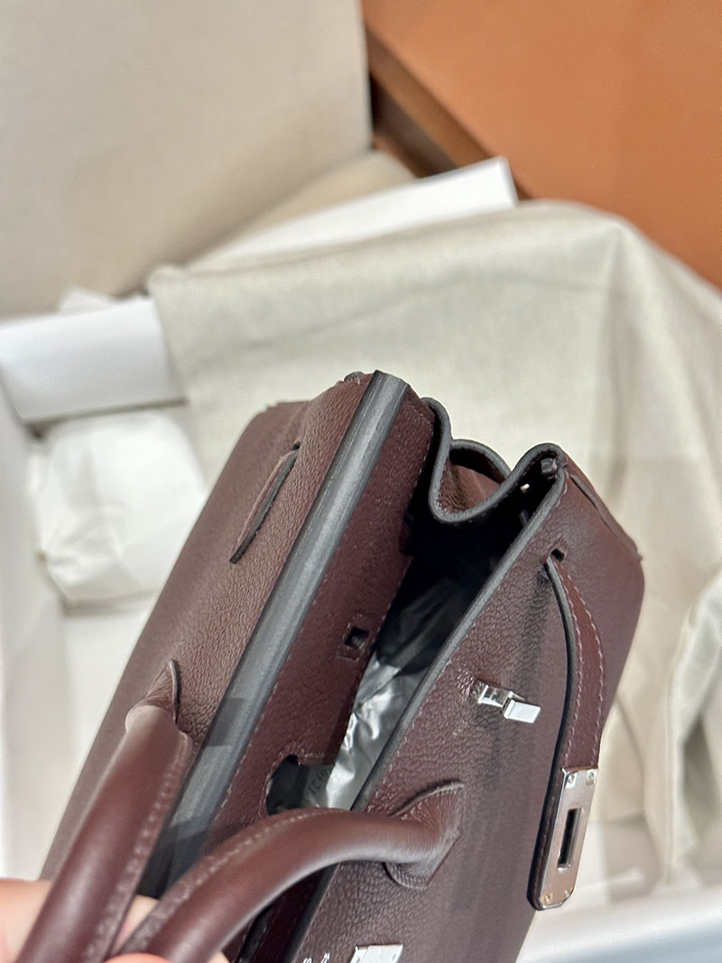 エルメス HERMES バーキン25 ルージュセリエ トゴ シルバー金具 2412908 バーキン 25 新品 - 画像 (11)