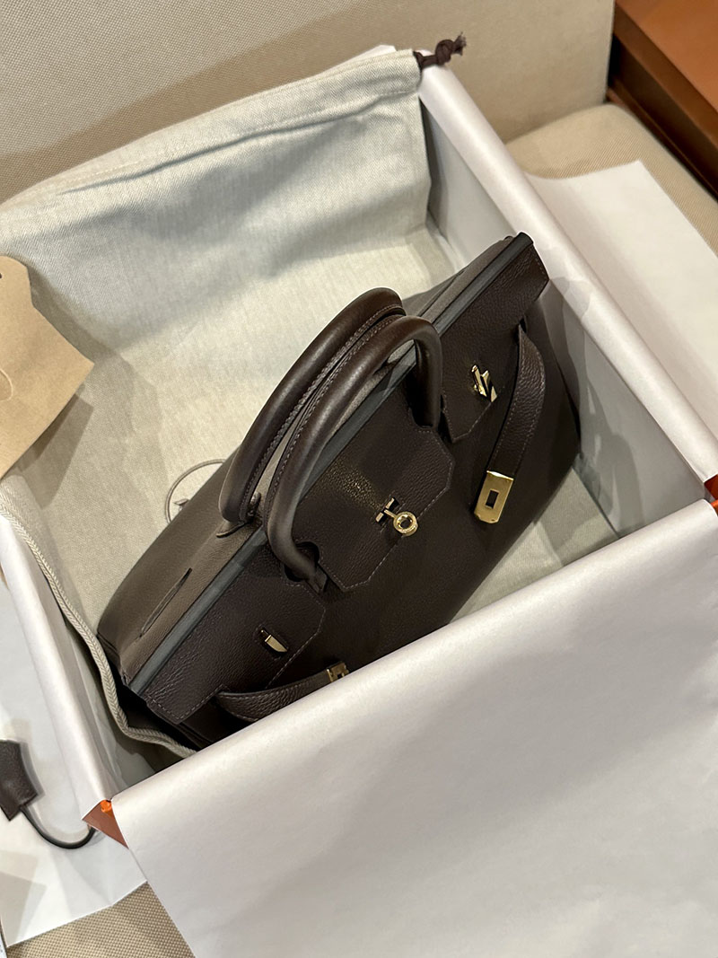 最高級エルメススーパーコピー バーキン30コピー バーキン30 エベンヌ トゴ ゴールド金具 2412915 エルメス 2025春夏 - 画像 (10)