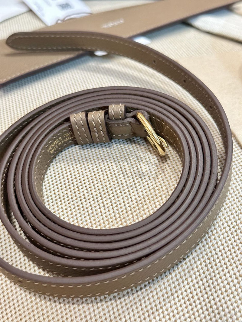 エルメスケリーリュック HERMES エルメス ケリーダンス2 ベージュドゥワイマール エバーカラー ゴールド金具 2412924 - 画像 (7)