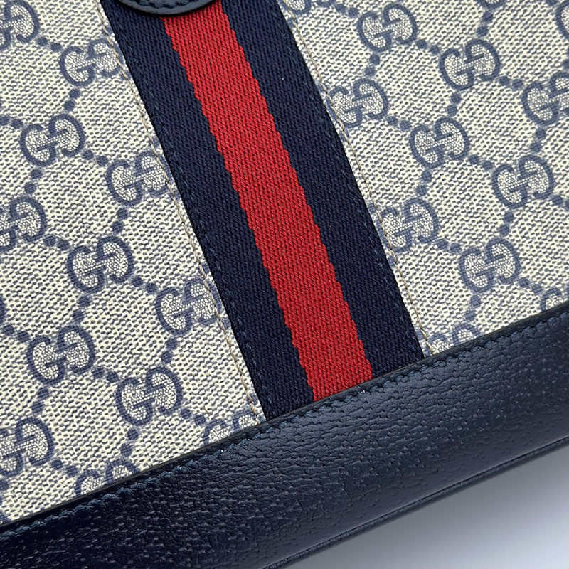 グッチ バッグ 新作 GUCCI オフィディア スモール ショルダーバッグ 781402 96IWN 4076 ベージュ/ブルー gucci オフィディア アウトレット - 画像 (5)