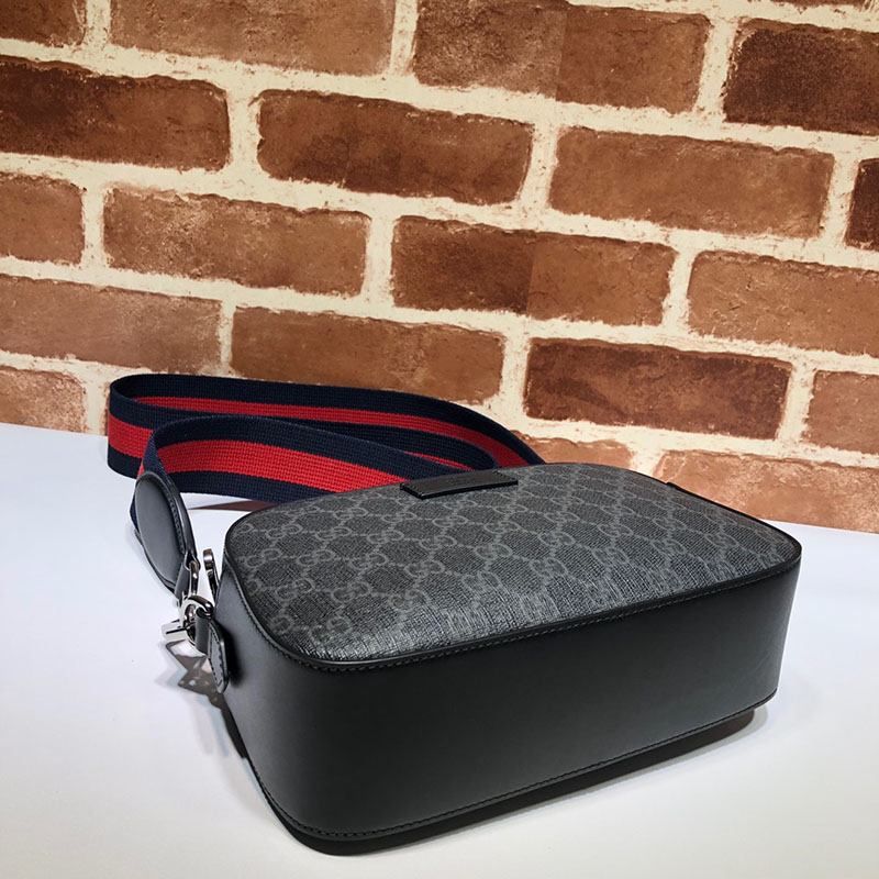 グッチ バッグ 新作 GUCCI メンズ GGスプリーム キャンバス クロスボディバッグ 574886 K5RLN 1095 ブラック/グレー グッチ バッグ メンズ 人気 - 画像 (7)
