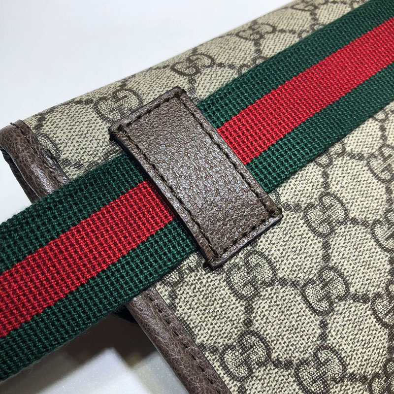 グッチ バッグ 新作 GUCCI ボディーバッグ・ウエストポーチ NEOVINTAGE GGベルトバッグ 493930 9C2VT 8745 ベージュ/ブラウン グッチ ミニバッグ メンズ - 画像 (4)