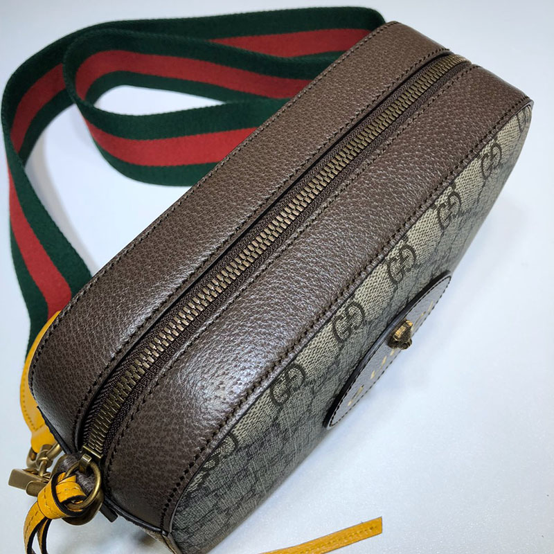 グッチ バッグ 新作 GUCCI ネオ ヴィンテージ GGスプリーム メッセンジャーバッグ 476466 K9GVT 8856 ベージュ/ブラウン グッチ ミニバッグ メンズ - 画像 (5)