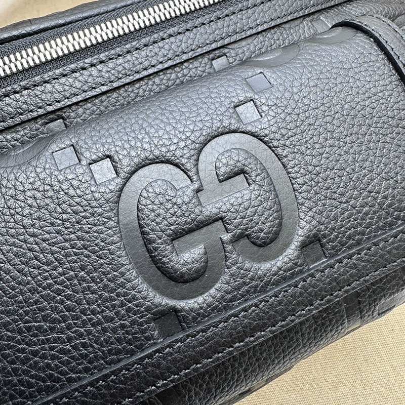 グッチ バッグ 新作 GUCCI ジャンボGG ベルトバッグ 645093 AABY7 1000 ブラック グッチ ボディバッグ メンズ - 画像 (6)