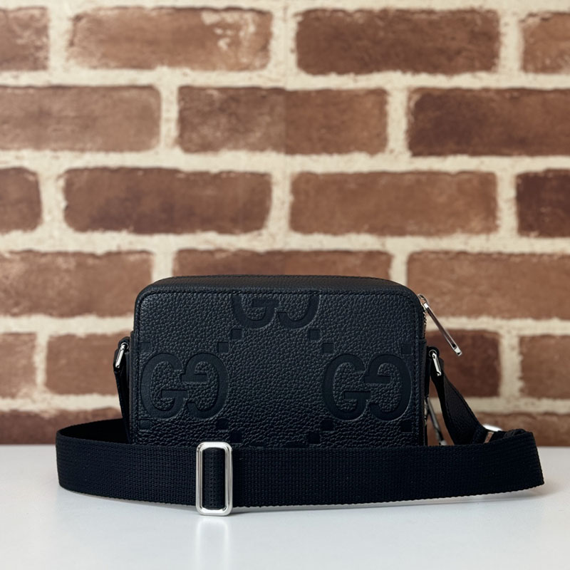 グッチ バッグ 新作 GUCCI ジャンボGG スーパーミニバッグ 816958 AABY7 1000 ブラック グッチ ミニバッグ アウトレット - 画像 (8)