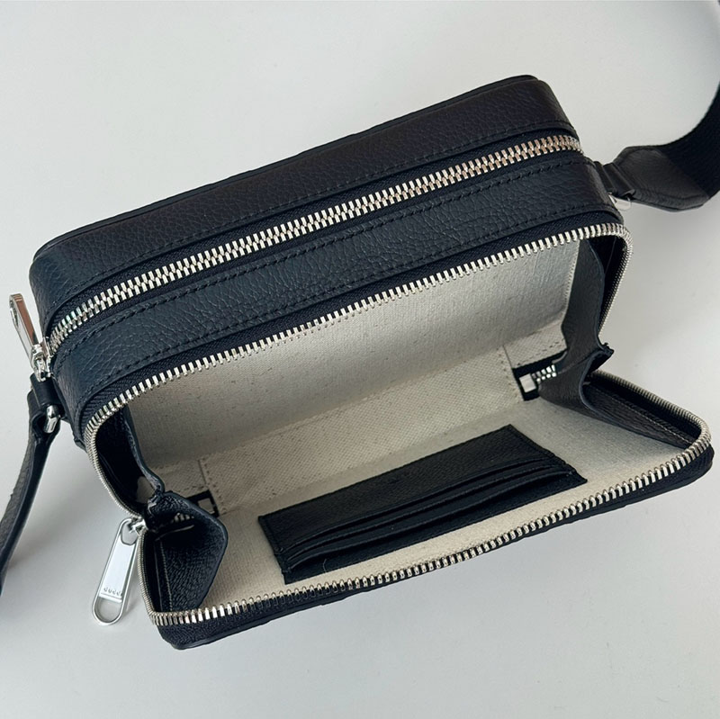 グッチ バッグ 新作 GUCCI ジャンボGG スーパーミニバッグ 816958 AABY7 1000 ブラック グッチ ミニバッグ アウトレット - 画像 (2)