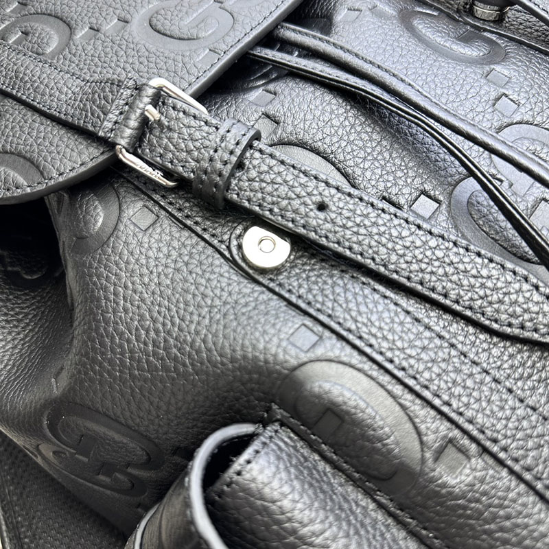 グッチ バッグ 新作 GUCCI メンズ ジャンボGG バックパック 625770 AABZF 1000 ブラック グッチ バックパック メンズ - 画像 (5)