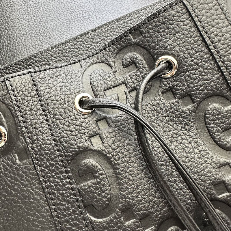 グッチ バッグ 新作 GUCCI メンズ ジャンボGG バックパック 625770 AABZF 1000 ブラック グッチ バックパック メンズ - 画像 (3)