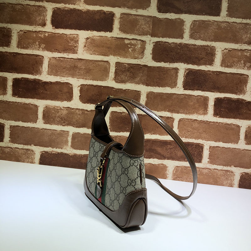 グッチ バッグ 新作 GUCCI ジャッキー 1961 ミニ バッグ 637092 HUHHG 8565 ベージュ/ブラウン レディース グッチ ミニバッグ 人気 - 画像 (9)