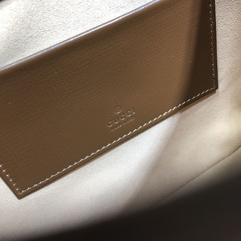 グッチ バッグ 新作 GUCCI ジャッキー 1961 ミニ バッグ 637092 HUHHG 8565 ベージュ/ブラウン レディース グッチ ミニバッグ 人気 - 画像 (3)