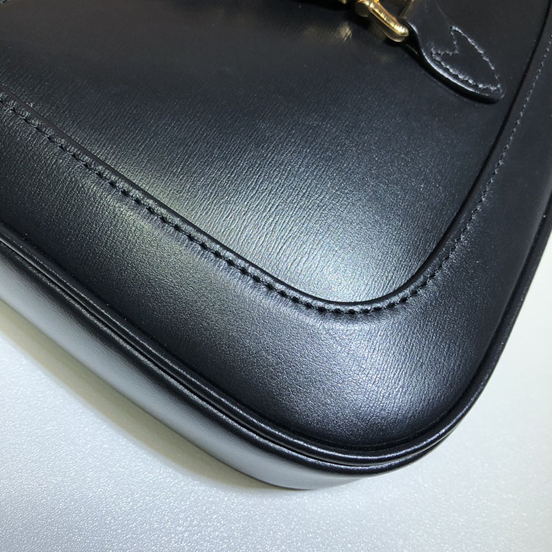 グッチ バッグ 新作 GUCCI レディース ジャッキー 1961 ミニ バッグ 637091 10O0G 1000 ブラック グッチ 人気ランキング - 画像 (5)