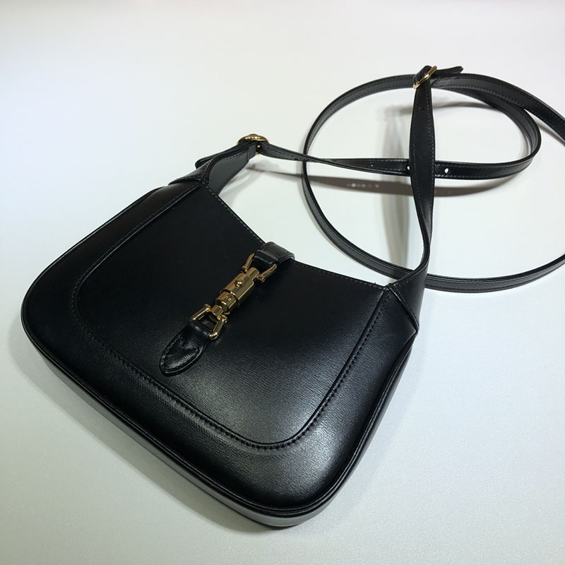 グッチ バッグ 新作 GUCCI レディース ジャッキー 1961 ミニ バッグ 637091 10O0G 1000 ブラック グッチ 人気ランキング - 画像 (3)