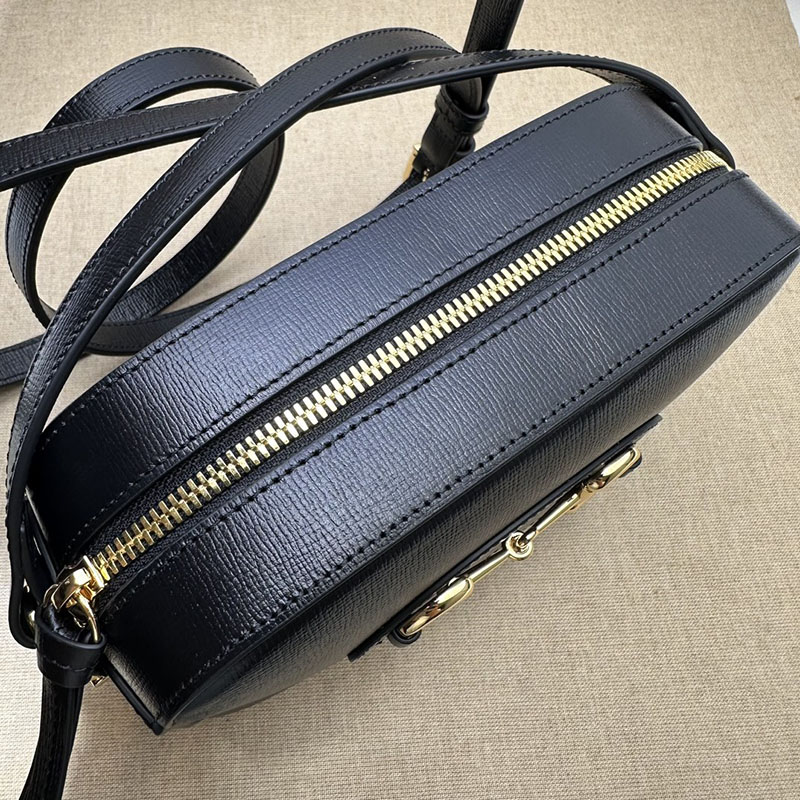 グッチ バッグ 新作 GUCCI グッチ ホースビット 1955 ミニ ショルダーバッグ 760196 1AAQD 1000 ブラック 有名ブランド激安セール - 画像 (3)