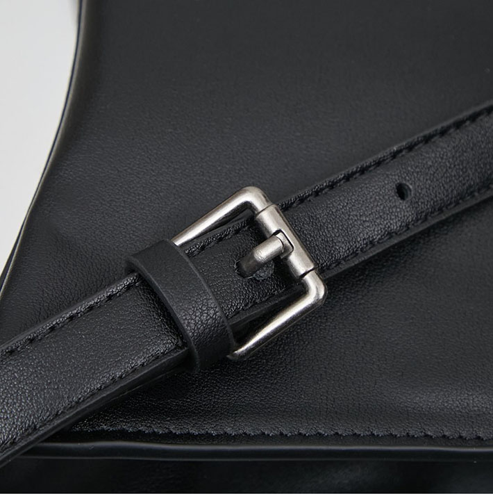 最高級 バレンシアガバッグコピー HOURGLASS スモール バッグ 5935461QJ4M1000 ブラック シルバー金具 バレンシアガ風 バッグ 本革 - 画像 (4)