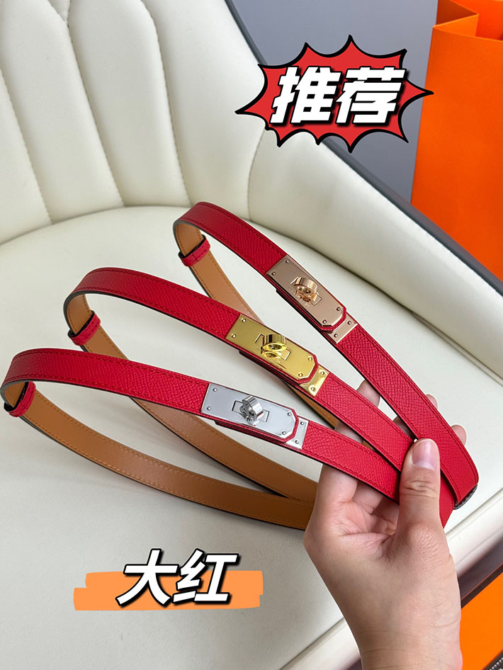 最高級エルメススーパーコピー エルメスベルトコピー 18mm レディースベルト レッド 2517399 シルバー金具 エルメス ベルト レディース 人気 - 画像 (3)