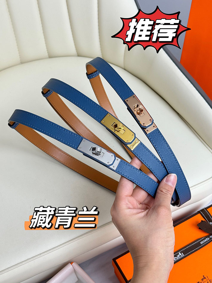 最高級エルメススーパーコピー エルメスベルトコピー 18mm レディースベルト ブルーアガット 2517407 ゴールド金具 エルメスベルト値段 - 画像 (3)