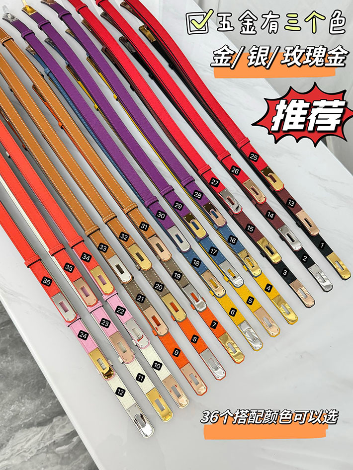 最高級エルメススーパーコピー エルメスベルトコピー 18mm レディースベルト ボルドー 2517409 シルバー金具 エルメスベルト値段 - 画像 (2)