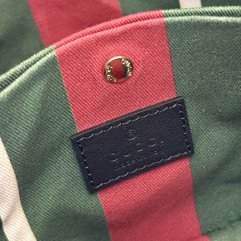 グッチ バッグ 未使用品 GUCCI GGエンブレム ミニ バケットバッグ 815118 FAD6L 9741 ベージュ/ブラック ミニショルダーバッグ 芸能人 - 画像 (2)