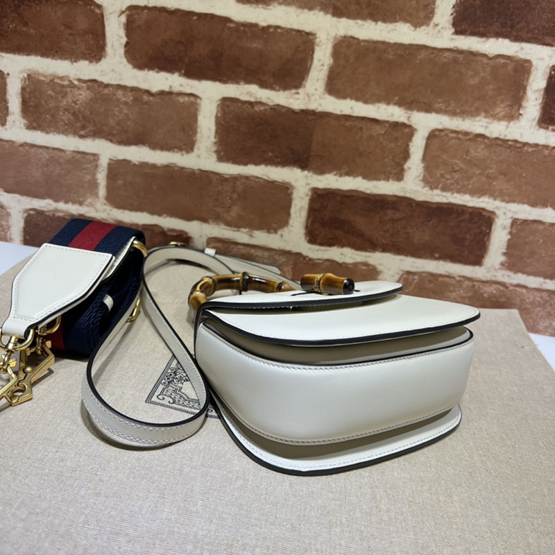 グッチ バッグ 未使用品 GUCCI バンブー 1947 ミニ トップハンドルバッグ 686864 10ODT 8454 ホワイト ハイ ブランド 一覧 - 画像 (7)
