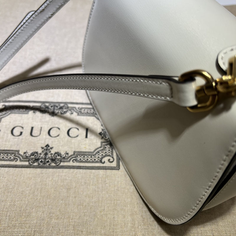グッチ バッグ 未使用品 GUCCI バンブー 1947 ミニ トップハンドルバッグ 686864 10ODT 8454 ホワイト ハイ ブランド 一覧 - 画像 (4)